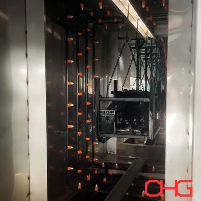 Guter Preis Ventilatorförmige Düse, angepasstes Vorbehandlungssprühsystem für die Produktion von Pulverbeschichtung Online