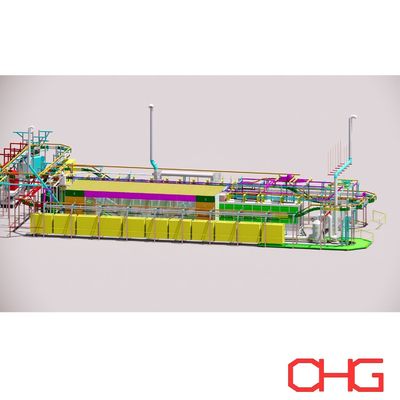 Guter Preis Automatic Electrophoresis/Electrophoretic Coating Pretreatment Line Online