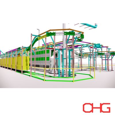 Guter Preis Vorbehandlungslinie für Elektrophorese/elektrophoretische KTL/EPD-Beschichtungskategorien Beschichtungsproduktionslinie Online