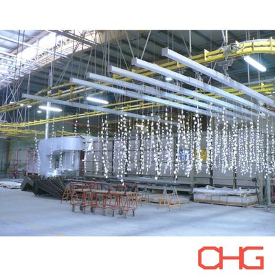 Automatische elektrostatische Pulverbeschichtung für Aluminiumprofile
