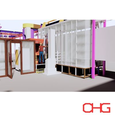 Guter Preis Profi der elektrostatischen automatischen Pulverbeschichtungslinie für Metallsubstrate mit langlebiger Hardware-Spritzanlage Online