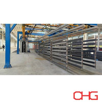 Guter Preis Automatische Metallregale Pulverbeschichtungslinie mit leistungsfreiem Fördersystem und Härteofen Online