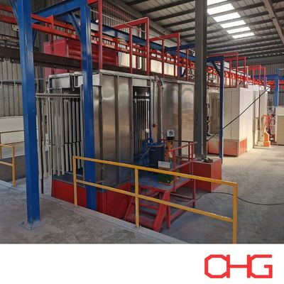 Customized Aluminium Profile Powder Coating Production Line with Automatic Conveyor System and Method Type