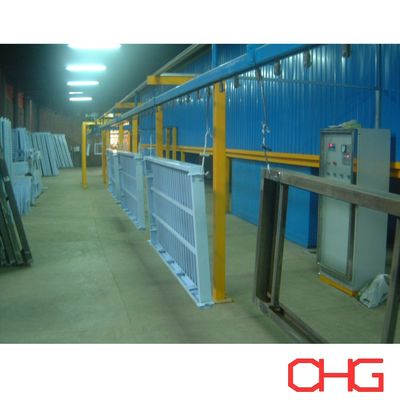 Manuelle elektrostatische Sprühpistole, angepasste Pulverbeschichtungslinie für Krankenhausbetten auf Metallsubstrat