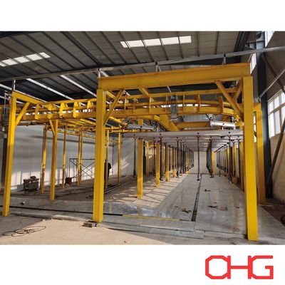 Qualität Flüssigfarbe Linie Dippenfarbe gefolgt von Tropffarbe Trocknen und natürliche Kühlung Prozess usine