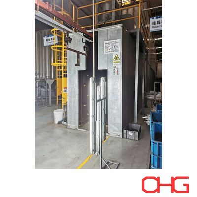 Qualität Flüssiglackieranlage für Teile aus Kohlenstoffstahl, Eintauchen von verpackten Rahmen, individuelle Anpassung in der Beschichtungsproduktionslinie usine