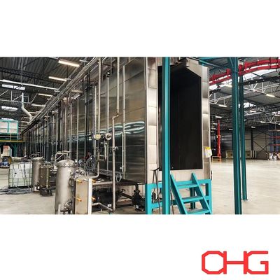 Industrielle Pulverbeschichtungslinie Sprühreiniger Verbesserte Haftung und Schutz