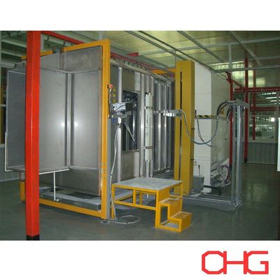 Guter Preis Automatische Pulverbeschichtungs-Produktionslinie für Autoteile mit PLC-Steuerungseinheit und fortgeschrittener Vorbehandlungssprühgeräte Online