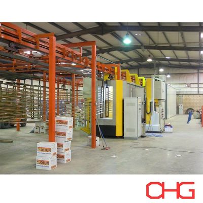 Edelstahl/PVC/Kohlenstoffstahl-Pulverbeschichtung Sprühkabine mit PLC-Steuerungseinheit