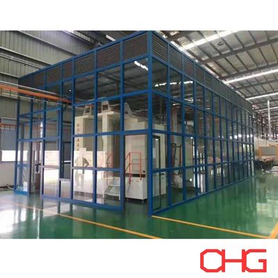 Pulverbeschichtungsanlage mit Reinraum für PVC/Edelstahl/Kohlenstoffstahl