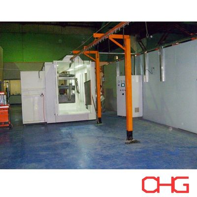 Handgefertigte Pulverbeschichtungslinie mit Kohlenstoffstahl-Spray-Stall