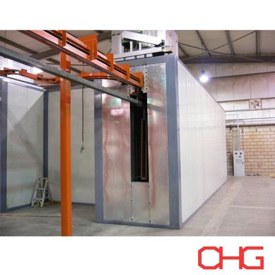 Anpassungsfähiges Luftfördersystem Automatische elektrostatische Pulverbeschichtungslinie für Fahrzeugkomponenten