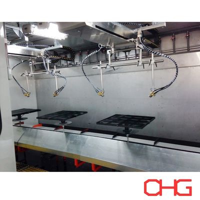Guter Preis Customized PLC Control Wet Paint Booth With Water Curtains Eco Friendly Online