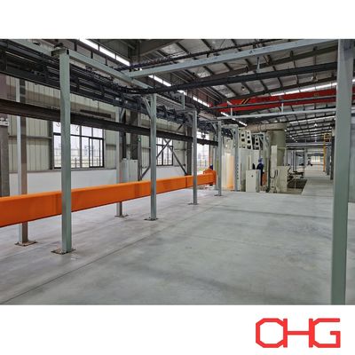 Guter Preis Professionelle, automatisierte Pulverbeschichtungs-Produktionslinie, Pulversprühsystem, einschließlich Pulverbeschichtungsofen Online
