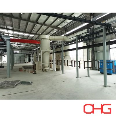 Pulverbeschichtung Produktionslinie Beschichtungssystem Anpassung für Metallteile