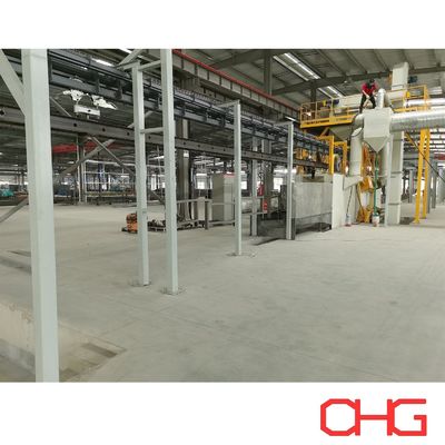 Pulverbeschichtungslinie für Metallteile Automatische Produktionslinie für verschiedene Größen und Formen Anpassbares Design für Ihren Bedarf
