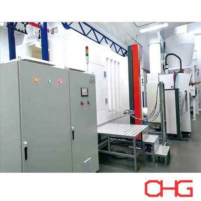 Guter Preis Anpassungsfähige automatische elektrostatische Pulverbeschichtungslinie mit Überkopffördersystem und PLC-Steuerung Online