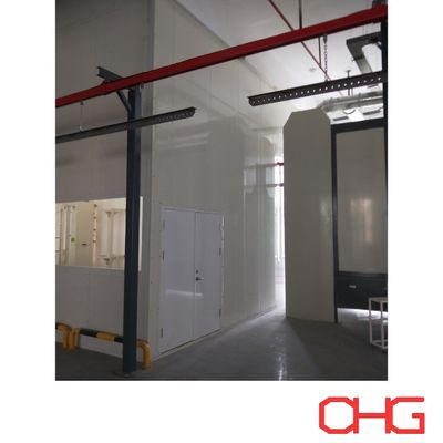 Qualität Optimierte Pulverbeschichtungsmaschine für Acrylplatten PLC-Steuerung usine