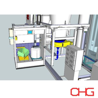 Anpassungsfähiges Pulverversorgungszentrum für elektrostatische Pulverbeschichtungsgeräte