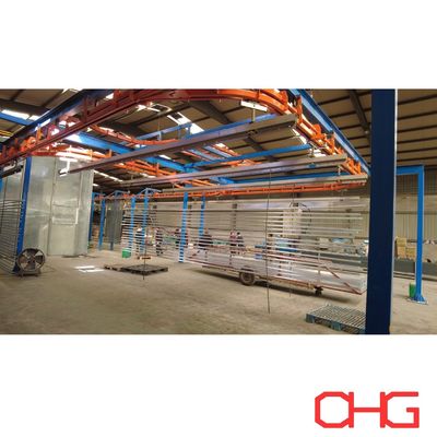 Guter Preis Fördersystemunterstützte Pulverbeschichtungslinie für Aluminiumprofile und Hardware-Sprühgeräte Online
