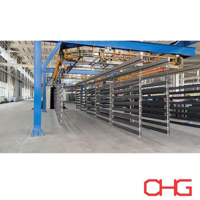 Individuell angepasste elektrostatische Pulverbeschichtungslinie mit PP-Spray-Stall Made in China