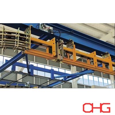 Individuell angepasste elektrostatische Pulverbeschichtungslinie mit PP-Spray-Stall und PF-Fahrzeug für Ihre Anforderungen