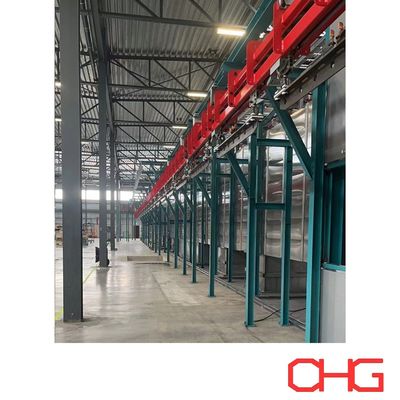 Guter Preis Power and Free Overhead Trolly Conveyor System for Coating Line offers customizable layout Online