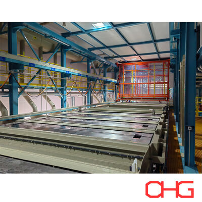 Qualität E-Beschichtungslinie für Automobilkomponenten mit großvolumigen Anodisierungstanks, Zirkulationsfiltration und industrieller Kühlung für eine stabile Endbearbeitung usine